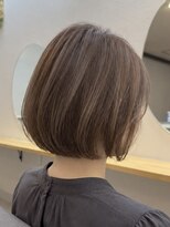 シッポヘアー(SHIPPO HAIR)&nbsp;星ヶ丘まとまりボブやわらかグレージュブラウン30代40代