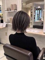 ヘアーサロン ビーネ(Hair salon Bi-ne)&nbsp;透明感ハイライトの大人外ハネボブ☆