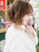 カバーヘア ブリス 戸田公園西口店(COVER HAIR bliss)&nbsp;★ダブルバングが大人かわいい♪無造作カールのふわミディ★5