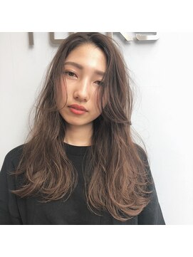 ムード マグ レーベル 南松本(MOOD Mag Label) 艶感♪髪質改善カラー大人可愛いグレージュ20代30代40代