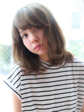 マイラ 銀座(myla) 大人可愛い小顔濡れ髪ウェットヘア艶カラーニュアンスパーマ銀座