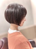 【 38才二児のママ】抜け感　丸みショート　名古屋の美容室actif