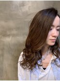 ロングスタイル　コテ巻き仕上げ　（西葛西p3Retreat）