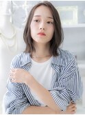 かきあげ前髪抜け感アシンメトリー大人ボブa上尾20代30代40代