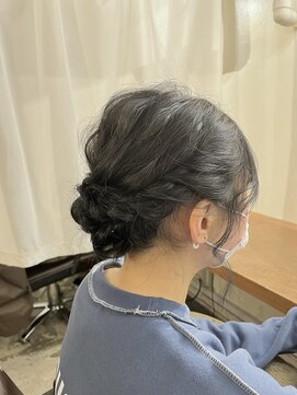 アウル(OWL) ブルーブラック×ダウンシニヨン