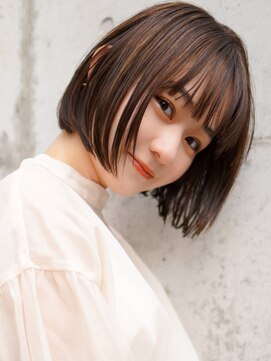 ラフィスヘアー シャルム 渋谷店(La fith hair charme) 【La fithナチュラルボブ×チョコレートブラウン