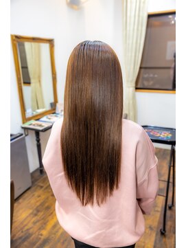 ヘアーメイク ダンス(hair make DANCE) プルエクステダイヤ　重めボブでも馴染みます！