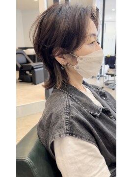 ザ キャンバス ミヤザキツネヒサ(THE CANVAS 宮崎恒久) 大人ウルフ 20代30代40代 レイヤーカット basi