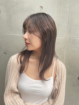 ロンド ストラーダ 心斎橋(Lond strada) マチルダボブ×ピンクベージュ×美髪［髪質改善/縮毛矯正］