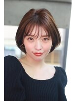 リノ 吉祥寺(Lino kichijoji)&nbsp;大人ガーリーチョコレート小顔ふんわりカールショートボブ吉祥寺