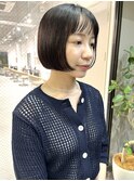 前髪ありボブ
