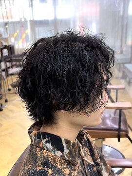 ガオプロデュースバイレボ(gao produced by revo) 【曽我尾真生】波巻きパーマ/メンズパーマ/ウルフ