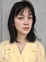 アンドレイ 表参道(andrey)&nbsp;デザインカラー/レイヤーカット/ウェットヘア/オリーブベージュ