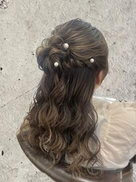 ヘアーデザイン グランツ 平成店(hair design Granz) ハーフアップアレンジ
