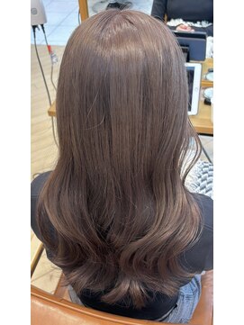 ユニ バイ マグ 長野店(Uni.by Mag) 透明感抜群♪ダブルカラーブリーチミルクティーベージュ