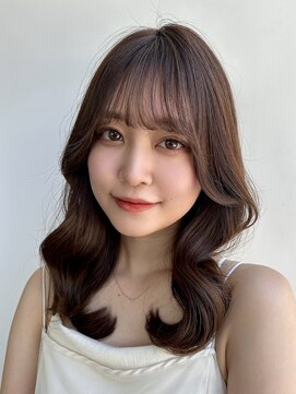 バイオレットジェム(Violet`jem) ミディアムヘア顔まわりカットマロンブラウンFU-19