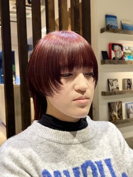 グラッド(GLAD.) ショートウルフカット/ナチュラルウルフ/顔まわりレイヤーカット