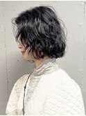 【TALO】切りっぱなしボブ×レイヤーカット×パーマ
