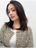 大人の上品レイヤー×艶感ストレート