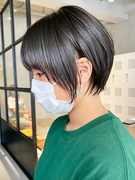 エリマ 横浜西口(elima) 横浜西口大人ミディアムボブミディアムパーマ丸みレイヤーくびれ