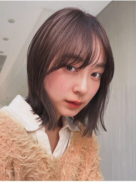 ガーデンヨコハマ(GARDEN YOKOHAMA) 前髪デジタルパーマ/ミディアム/ダブルカラー