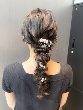 ハルキミナト ジャパン ヨコハマ(HARUKI MINATO japan YOKOHAMA) 編み下ろし/編み下ろしアレンジ/編み込み/ヘアセット