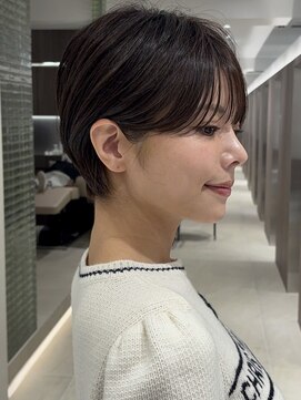 エレノア 目黒店(Eleanor) 小顔ヘア簡単スタイリングマッシュショートニュアンスカラー
