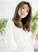 綾瀬/髪質改善/カーキベージュ♪大人巻きバタフライカットl