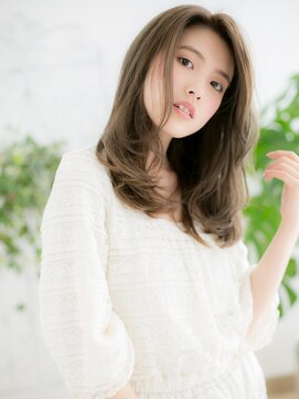 プリモア サロン ハナレ 綾瀬(primoA salon HANARE) 綾瀬/髪質改善/カーキベージュ♪大人巻きバタフライカットl