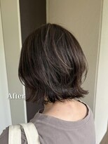 ロエ(loe)&nbsp;白髪率30%☆粋なボブレイヤー×白髪ぼかしハイライト