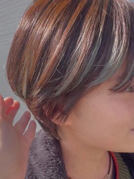 グラム 岡崎北店(gram) デザインカラー&ショート