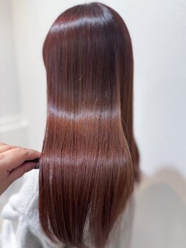 [髪質改善カラーNOA]カラーをしながら髪質改善★超音波アイロンを使用した髪質改善TRで美髪に【津田沼】