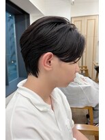ネオリーブ クーロ メゾン 横浜(Neolive curro Maison)&nbsp;韓国マッシュ　センターパートフェザーパーマ　MEN’S HAIR