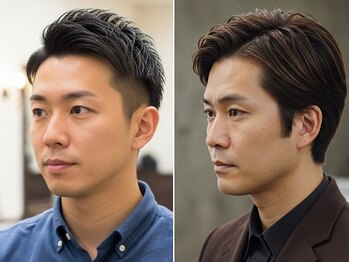 グランド 学園都市店(grand)の写真/メンズカットとシェービング。スーツにも似合うスタイルをご提案☆