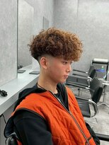 リッチブランドアンドコー(Rich Brand&Co)&nbsp;スパイキーショート　フェード　スペインカール　ルーズパーマ