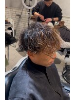 バーバーブロス 長堀店(BARBER BROS) 【BarBerBROS】無造作パーマ マッシュヘア