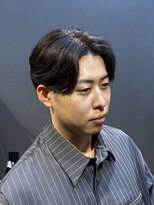 ビーダンディー(Bee dandy)&nbsp;ビジネスツーブロック 曲がるストレートパーマ センターパート