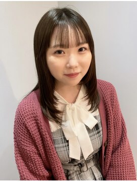ジアン バイ ミルボン NU茶屋町+(GIEN by milbon) ミディアムレイヤー/顔周りカット/レイヤー/梅田茶屋町