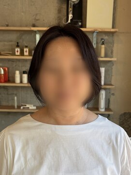 エマ 浦上駅前店(EMMA) ショートボブ×白髪改善カラー