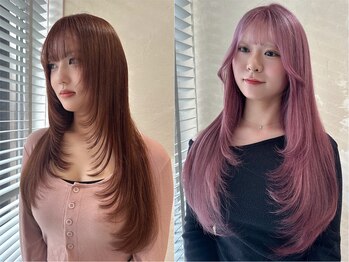 ファブ 千葉店(FaB)の写真/全てお任せOKの顔周り・前髪カットクーポンあり♪何度も予約が出来るから嬉しい♪[千葉駅/韓国/ブリーチ]