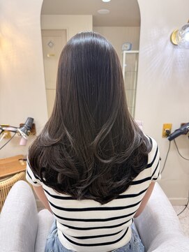シーテ(Ciete) 【minami】1番人気！オリーブベージュ×韓国layer cut