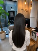 ヘアースパ ノッシュ 博多千代店(Hair Spa Nosh)&nbsp;Hair Spa Nosh 博多千代店/ダークグレージュ/髪質改善ストレート