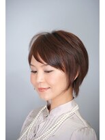 ラテ(Latte) シャープなラインでしかもかわいい!ショートボブ