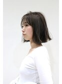切りっぱなしボブ