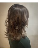 【リアルサロンワーク】ゆるふわレイヤー×スモーキーベージュ