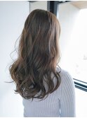 ★セミロング×寒色ベージュで柔らかスタイル★