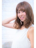 ソア 武蔵小杉(SOAR)&nbsp;毛先パーマネオウルフ小顔外ハネボブアッシュブラウン