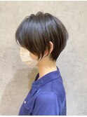 【mag】絶壁解消！大人ひし形ショートボブ/30代/40代【中村】