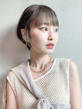 アイティー バイ アルバム 浦和店(IT by ALBUM) インナーカラーショート_マッシュショートフェザーバング_8689