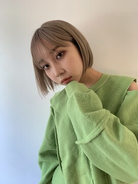 オンヌ(onnu) ベージュ×ボブ